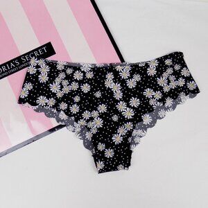 new! victoria's secret PINK VS daisy flowers no show seamless hipster cheekster
